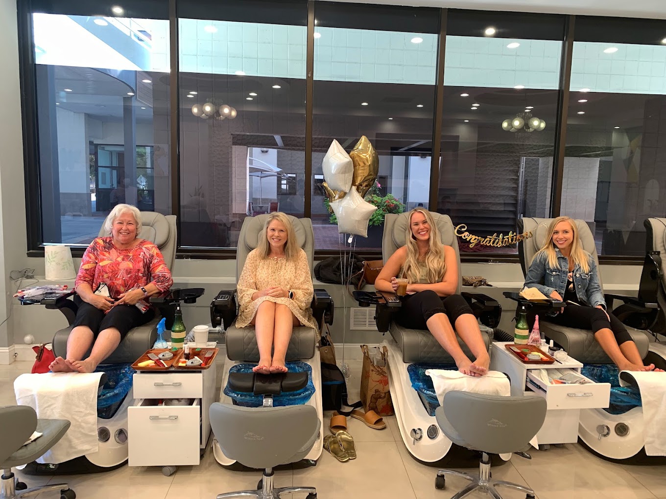 Bliss Nail Spa pedicure area